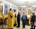 1 января, в Неделю 28-ю по Пятидесятнице, в канун дня памяти праведного Иоанна Кронштадтского, в Свято-Никольском храме п. Яр настоятелем иереем Валерием Дмитриевым были совершены вечерня и утреня.