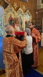 Архипастырский визит в Георгиевский храм г. Глазова в день памяти священномученика Серафима (Чичагова), митрополита Петроградского
