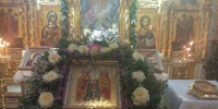 В канун Крещения Господа Бога и Спаса нашего Иисуса Христа в храме Казанской иконы Божией Матери п. Балезино - Глазовская Епархия