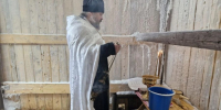 Освящение воды на родниках Шарканского района в Праздник Крещения Господня - Глазовская Епархия