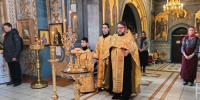 В канун Недели о мытаре и фарисее в храме Казанской иконы Божией Матери п. Балезино - Глазовская Епархия