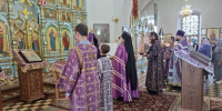 Епископ Глазовский и Игринский Виктор совершил Божественную литургию святителя Василия Великого в храме святого апостола Иоанна Богослова п. Игра - Глазовская Епархия