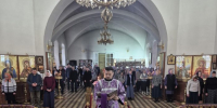 В Неделю 5-ю Великого поста, преподобной Марии Египетской, в храме святого апостола Иоанна Богослова п. Игра - Глазовская Епархия