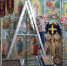 В храме апостола Иоанна Богослова п. Игра проведена предпасхальная уборка - Глазовская Епархия