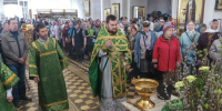 Празднование Входа Господня во Иерусалим в храме святого апостола Иоанна Богослова п. Игра - Глазовская Епархия
