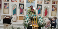 Вербное воскресенье в храме Рождества Христова п. Кез - Глазовская Епархия