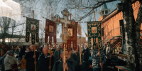 День празднования Входа Господня во Иерусалим в Петро-Павловском храме с. Шаркан - Глазовская Епархия