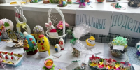 В храме Рождества Христова п. Кез состоялся конкурс поделок «Пасхальное яйцо» - Глазовская Епархия