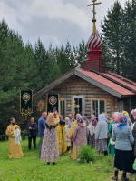 В Неделю 3-ю по Пятидесятнице, Всех святых, в земле Удмуртской просиявших, в малый престольный праздник, в храме Богоявления Господня с. Парзи