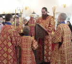 В день памяти Усекновения главы Пророка, Предтечи и Крестителя Господня Иоанна, епископ Глазовский и Игринский Виктор совершил Божественную литургию в Спасо-Преображенском кафедральном соборе г. Глазова