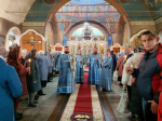 Епископ Глазовский и Игринский Виктор совершил Божественную литургию в Покровском храме с. Красногорское по случаю престольного праздника