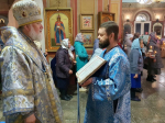 Епископ Глазовский и Игринский Виктор совершил Божественную литургию в Покровском храме с. Красногорское по случаю престольного праздника
